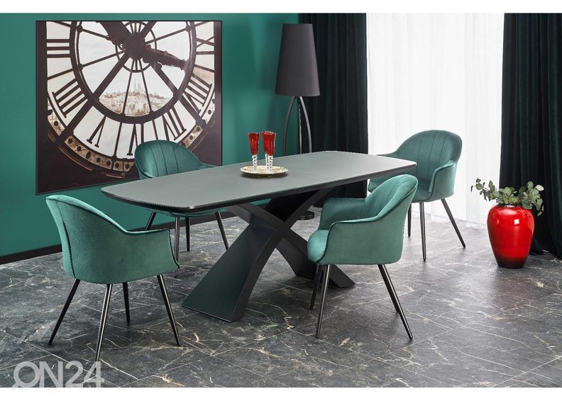 Удлиняющийся обеденный стол 180/220x89 cm увеличить