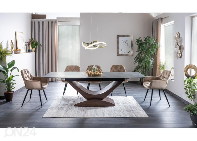 Удлиняющийся обеденный стол 180-240x95 cm увеличить