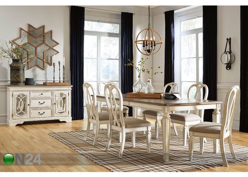 Удлиняющийся обеденный стол 198/244x107 cm увеличить