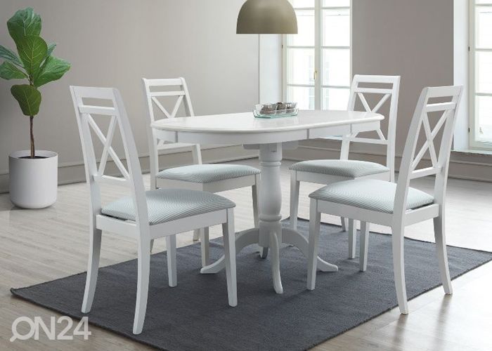 Удлиняющийся обеденный стол 70x100-129 cm увеличить