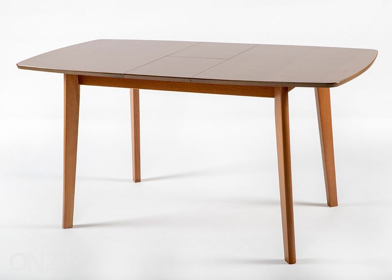 Удлиняющийся обеденный стол 80x120-150 cm, орех увеличить