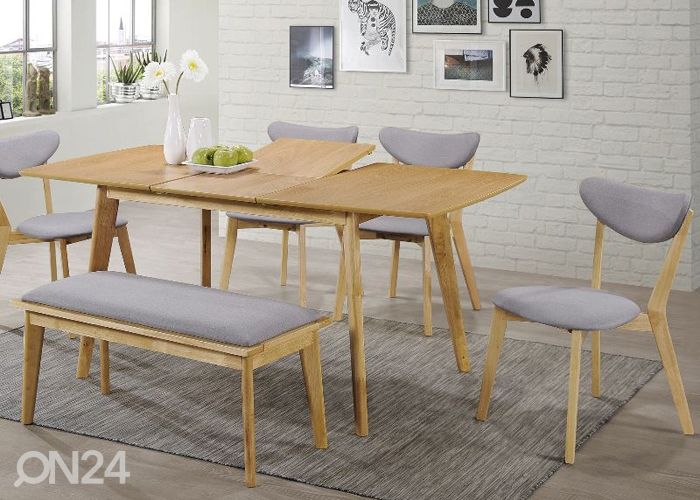 Удлиняющийся обеденный стол 80x120-160 cm увеличить