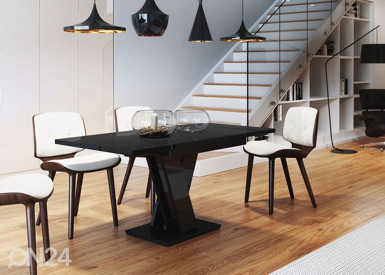 Удлиняющийся обеденный стол 80x120-160 cm увеличить