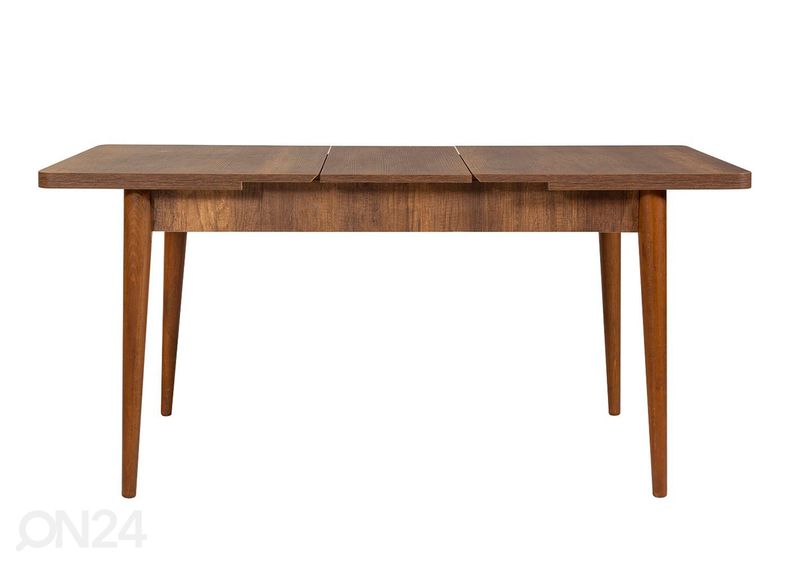 Удлиняющийся обеденный стол 80x130-165 cm + 2 стула+скамья увеличить