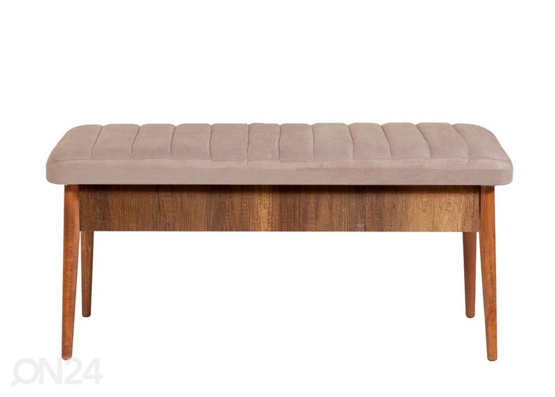 Удлиняющийся обеденный стол 80x130-165 cm + 2 стула+скамья увеличить