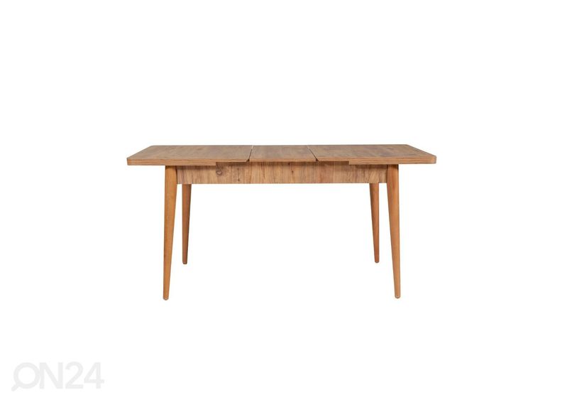 Удлиняющийся обеденный стол 80x130-165 cm + 2 стула+скамья увеличить