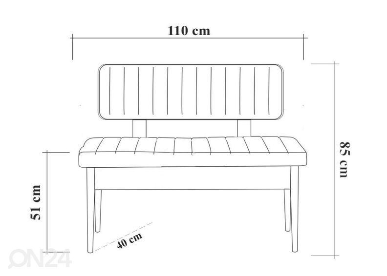Удлиняющийся обеденный стол 80x130-165 cm + 2 стула+2 скамьи увеличить