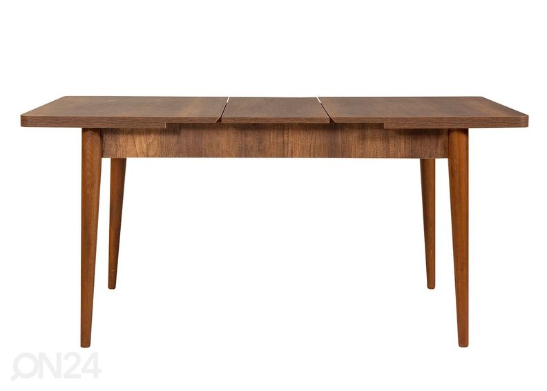 Удлиняющийся обеденный стол 80x130-165 cm + 2 стула+2 скамьи увеличить