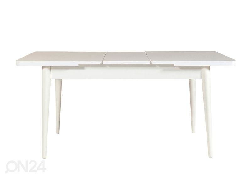 Удлиняющийся обеденный стол 80x130-165 cm + 2 стула+2 скамьи увеличить