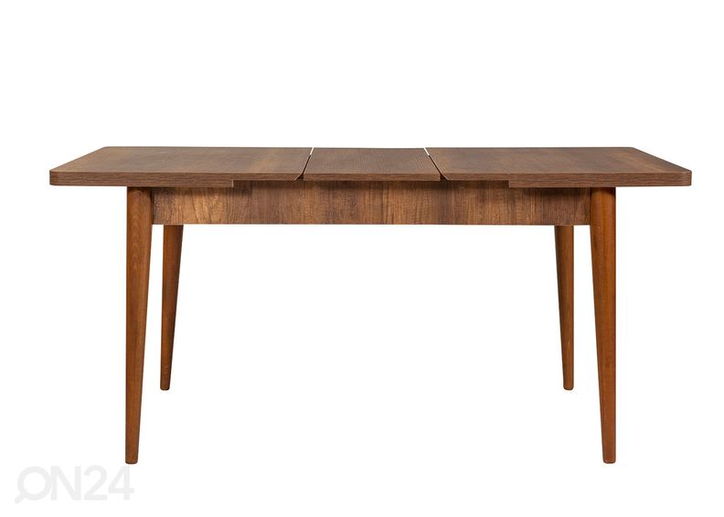 Удлиняющийся обеденный стол 80x130-165 cm + 2 стула+2 скамьи увеличить