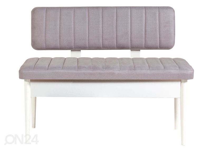 Удлиняющийся обеденный стол 80x130-165 cm + 2 стула+2 скамьи увеличить