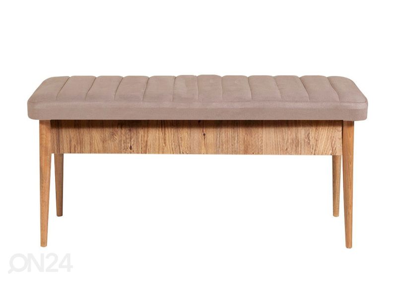 Удлиняющийся обеденный стол 80x130-165 cm + 2 стула+2 скамьи увеличить