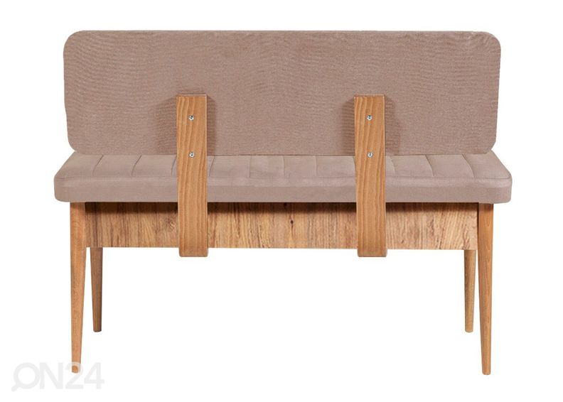 Удлиняющийся обеденный стол 80x130-165 cm + 2 стула+2 скамьи увеличить