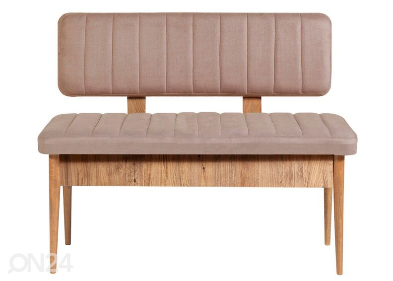 Удлиняющийся обеденный стол 80x130-165 cm + 2 стула+2 скамьи увеличить