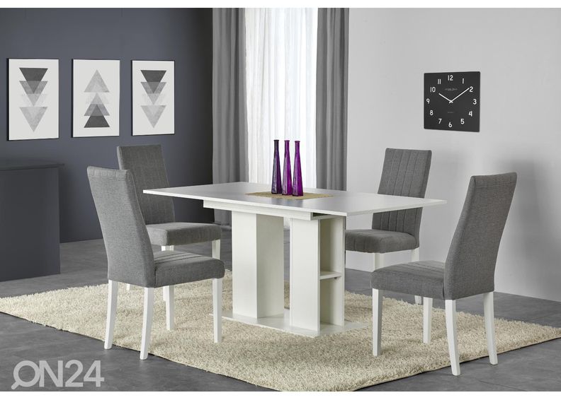 Удлиняющийся обеденный стол 80x130-170 cm увеличить