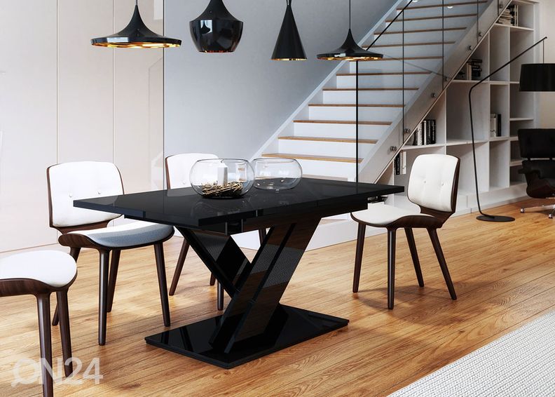 Удлиняющийся обеденный стол 80x140-180 cm увеличить