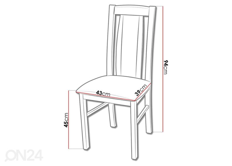 Удлиняющийся обеденный стол 80x160-200 cm + 6 стульев увеличить