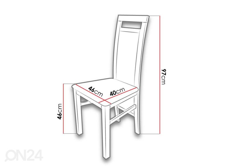 Удлиняющийся обеденный стол 80x160-200 cm + 6 стульев увеличить
