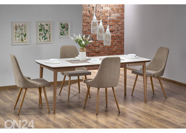 Удлиняющийся обеденный стол 90/190x80 cm увеличить