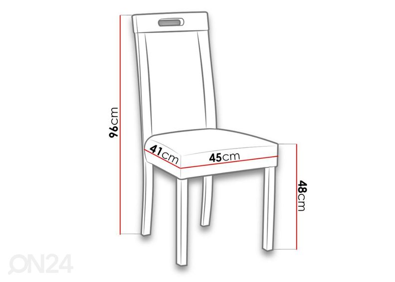 Удлиняющийся обеденный стол 90x160-200 cm + 6 стульев увеличить