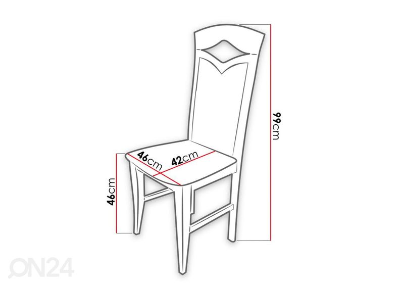 Удлиняющийся обеденный стол 90x160-240 cm + 6 стульев увеличить