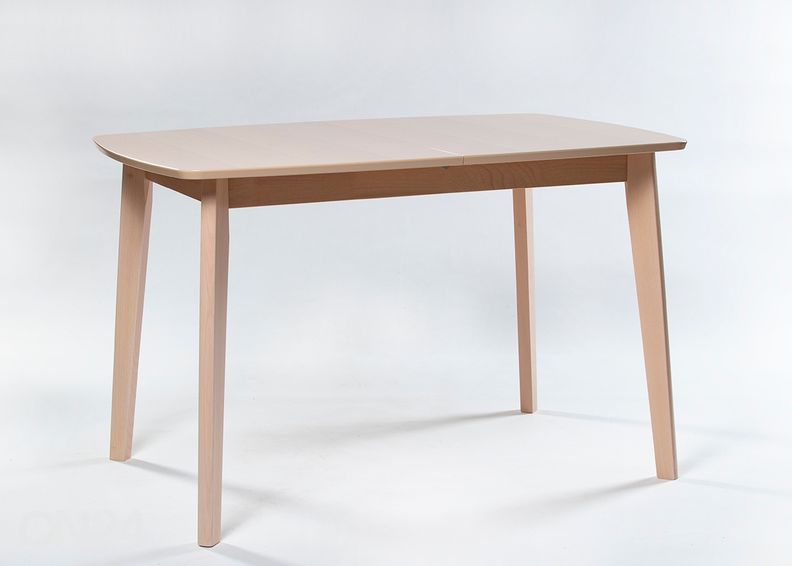 Удлиняющийся обеденный стол Bari 80x120-150 cm, белый бук увеличить