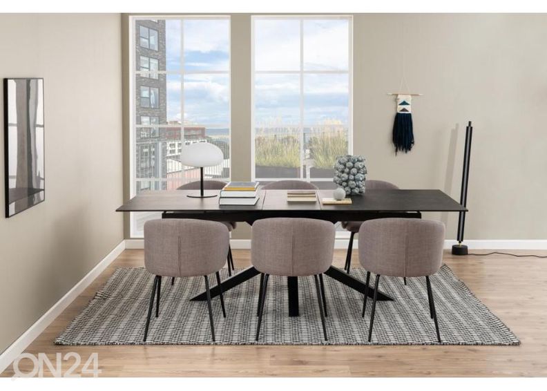 Удлиняющийся обеденный стол Beira 100x200/240 см увеличить