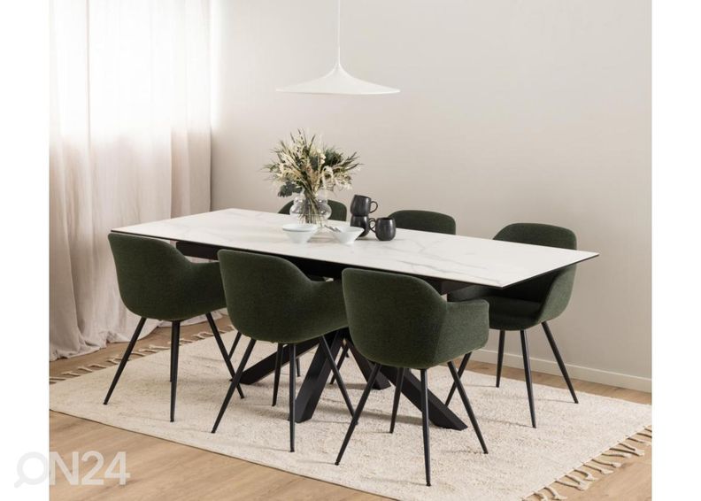 Удлиняющийся обеденный стол Beira 90x168/210 cm увеличить