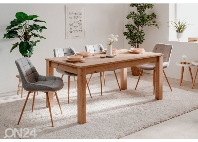 Удлиняющийся обеденный стол Bergen 90x160/215 cm увеличить