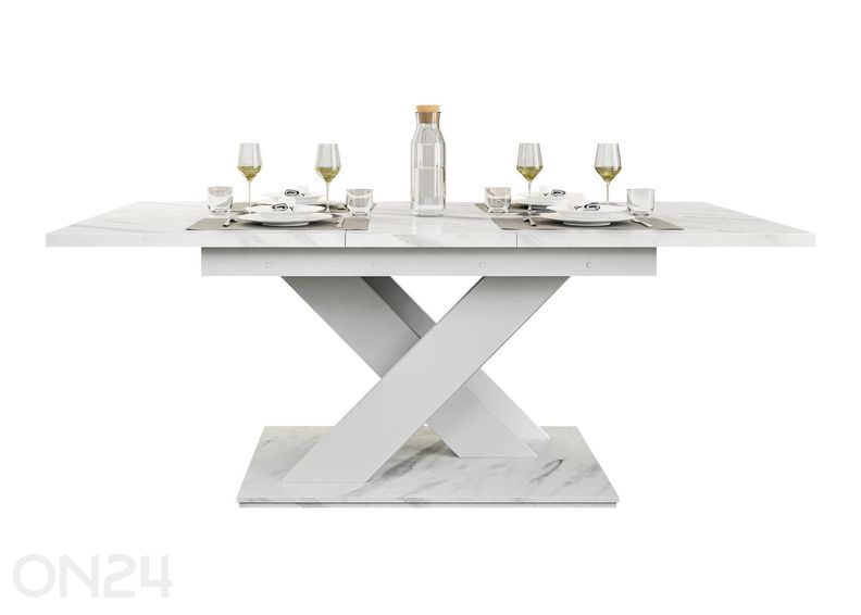 Удлиняющийся обеденный стол Bronx 80x140/180 см увеличить