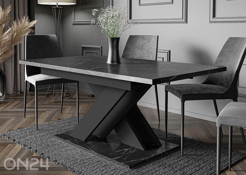 Удлиняющийся обеденный стол Bronx 80x140/180 см увеличить