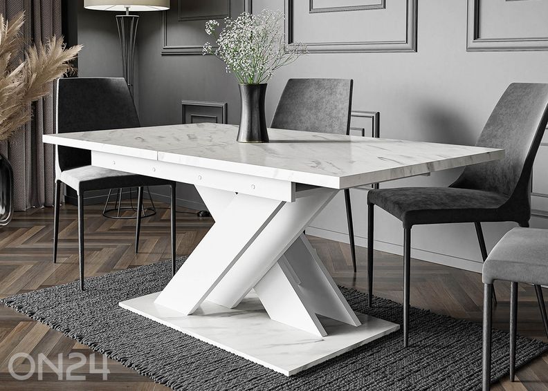 Удлиняющийся обеденный стол Bronx 80x140/180 см увеличить