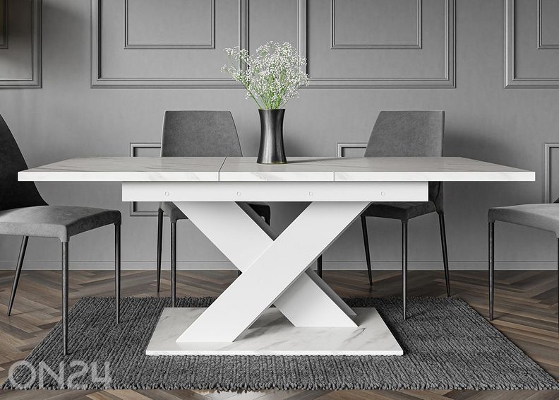 Удлиняющийся обеденный стол Bronx 80x140/180 см увеличить