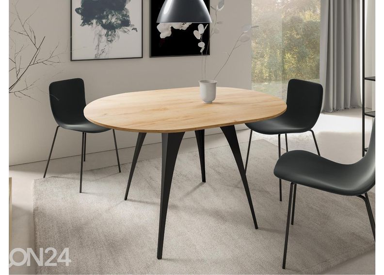 Удлиняющийся обеденный стол Carmen 100x100-138 см увеличить