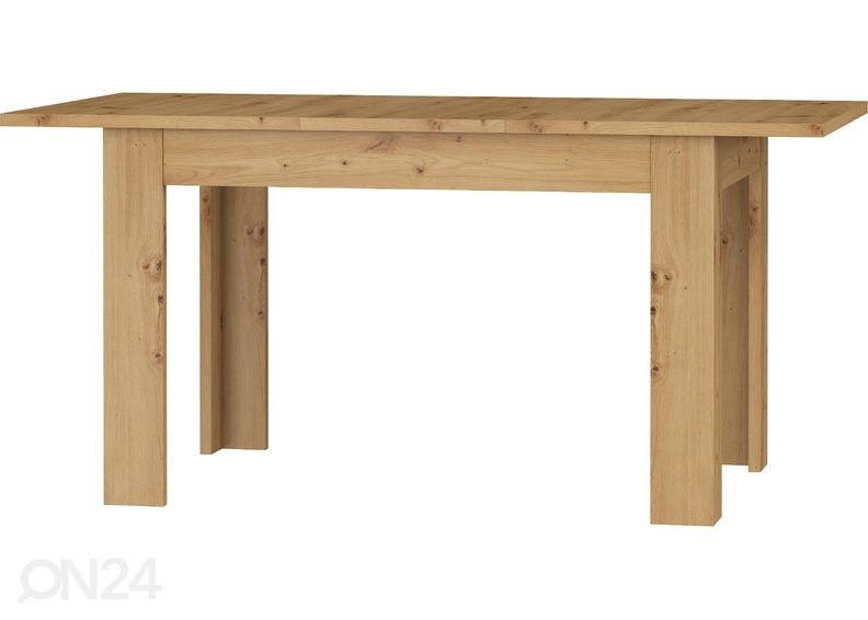 Удлиняющийся обеденный стол Cobhy 120-160x80 cm увеличить