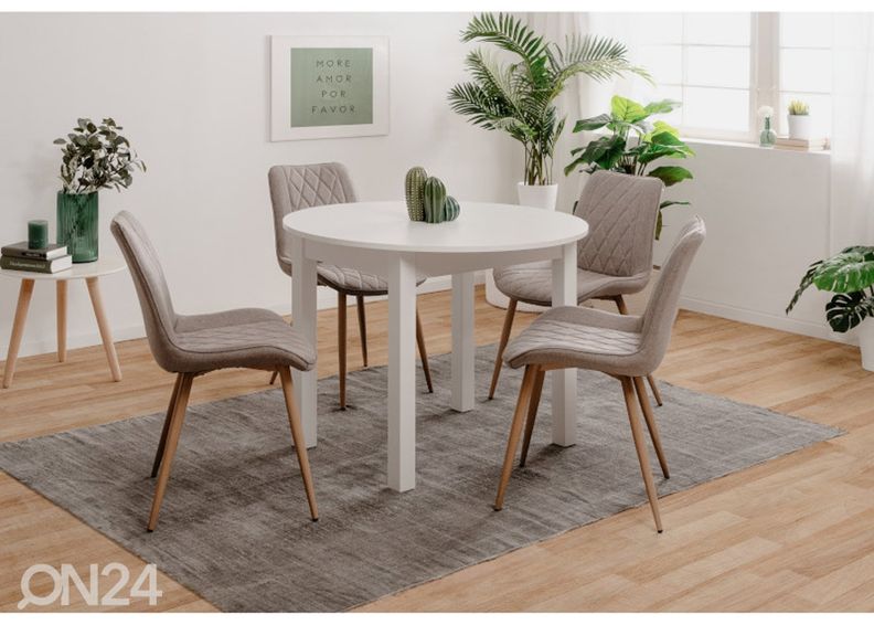 Удлиняющийся обеденный стол Coburg 100/140x100 cm увеличить