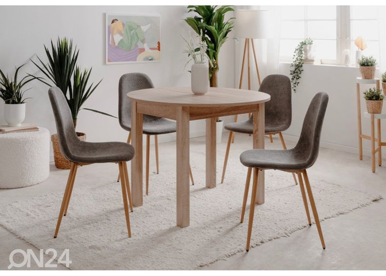 Удлиняющийся обеденный стол Coburg 100/140x100 cm увеличить