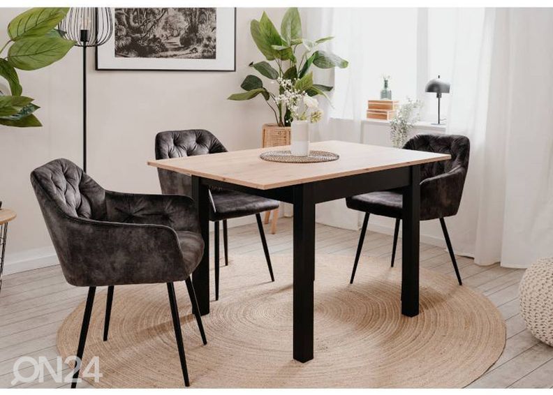Удлиняющийся обеденный стол Coburg 120-160x70 cm увеличить
