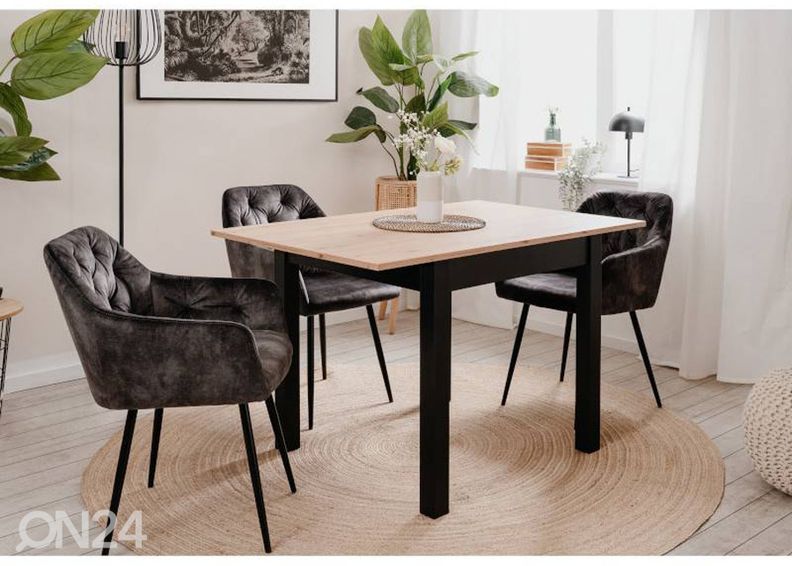 Удлиняющийся обеденный стол Coburg 80/120x80 cm увеличить