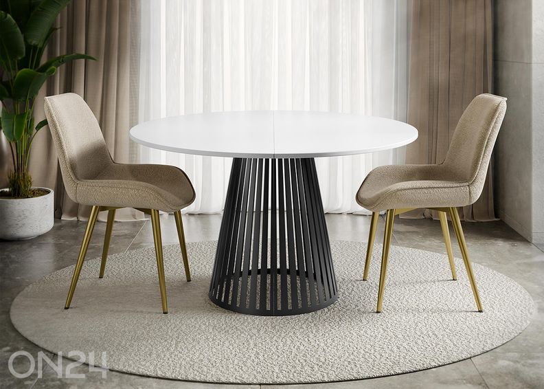 Удлиняющийся обеденный стол Cone 100x100/176 см увеличить