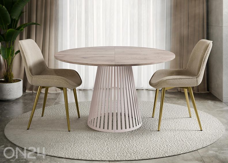 Удлиняющийся обеденный стол Cone 100x100/176 см увеличить