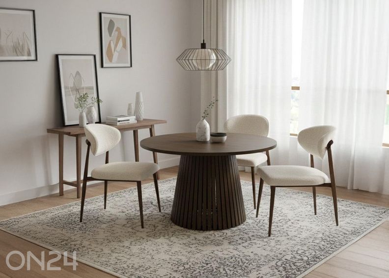 Удлиняющийся обеденный стол Cristelle 120x120/220 см увеличить