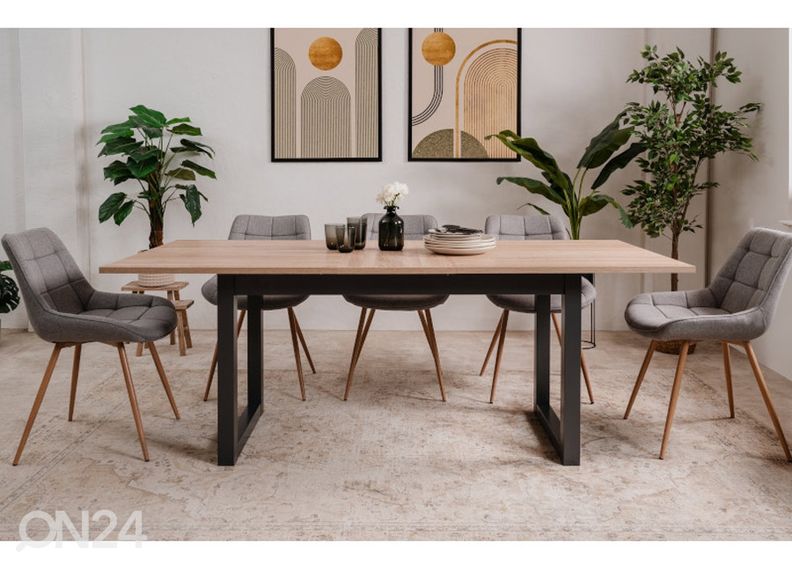 Удлиняющийся обеденный стол Denver 160-200x90 cm увеличить