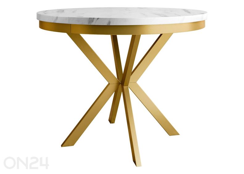 Удлиняющийся обеденный стол Edder 100x100/176 см увеличить