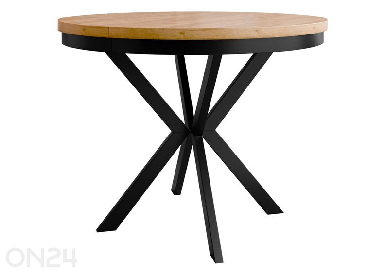 Удлиняющийся обеденный стол Edder 100x100/176 см увеличить