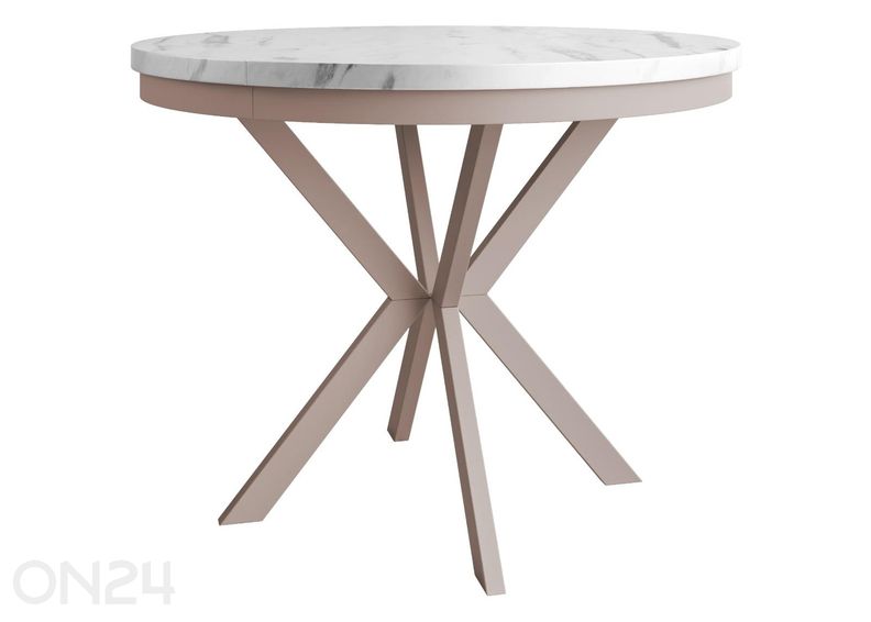 Удлиняющийся обеденный стол Edder 100x100/176 см увеличить