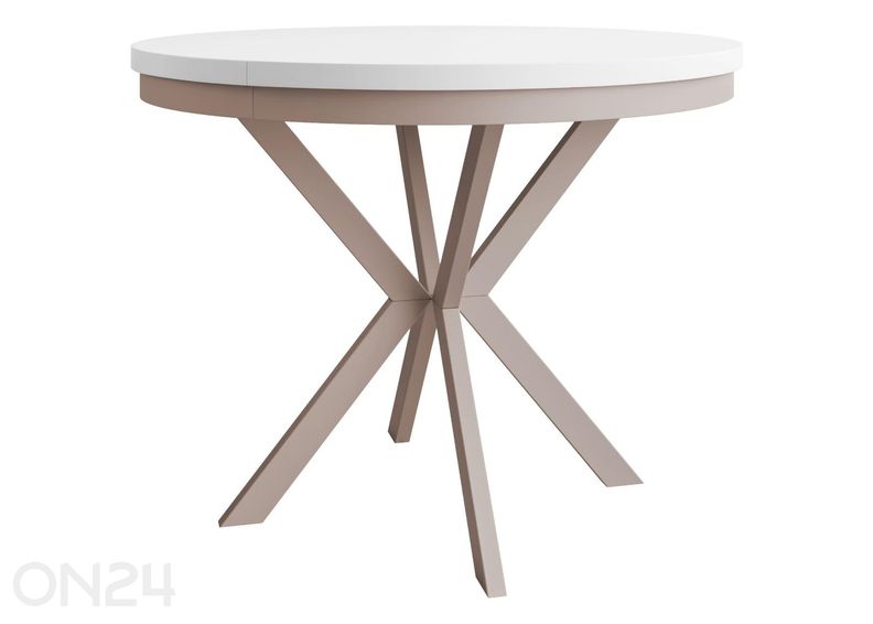 Удлиняющийся обеденный стол Edder 120x120/196 см увеличить