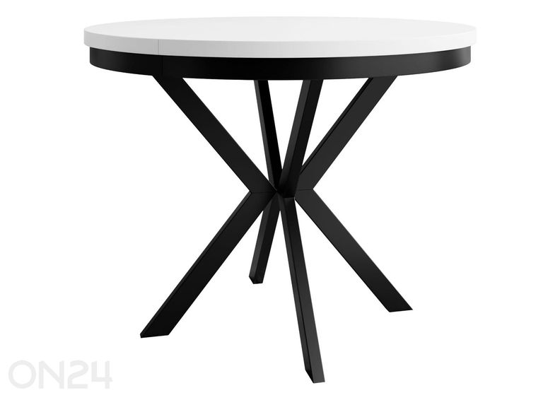 Удлиняющийся обеденный стол Edder 90x90/166 см увеличить