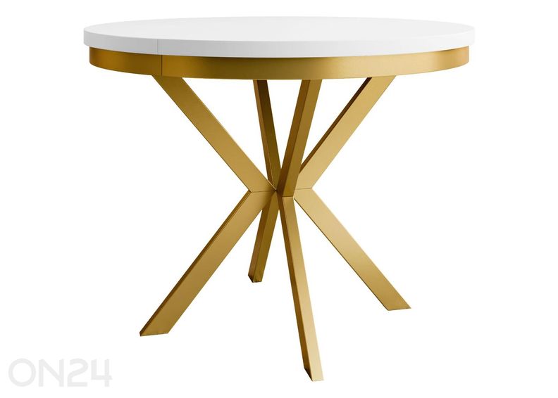 Удлиняющийся обеденный стол Edder 90x90/166 см увеличить