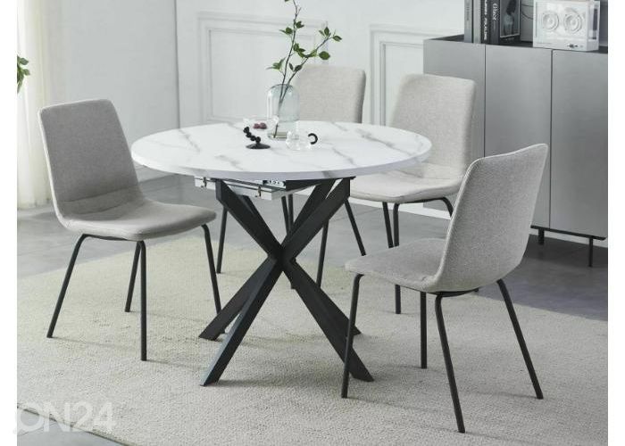 Удлиняющийся обеденный стол Gabrielo 100-135x100 cm увеличить